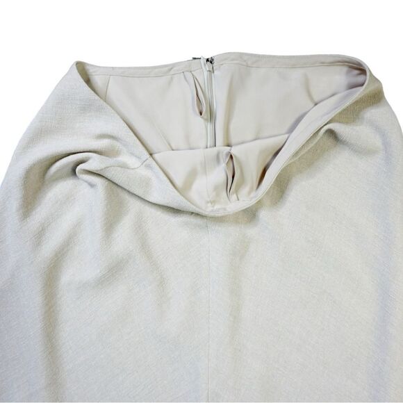 Armani Collezioni Khaki Fit n Flare Skirt, Size 14 - Picture 3 of 8